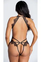 Dantelli Siyah Fantezi Gecelik For Dreams 8259