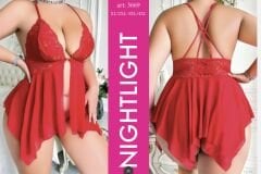 Nightlıght  3669 Büyük Beden Gecelik
