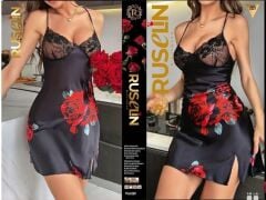 Ruselin 2221 Saten Gecelik